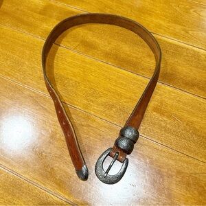 Jennifer Graham Brown Leather Belt size M 36”